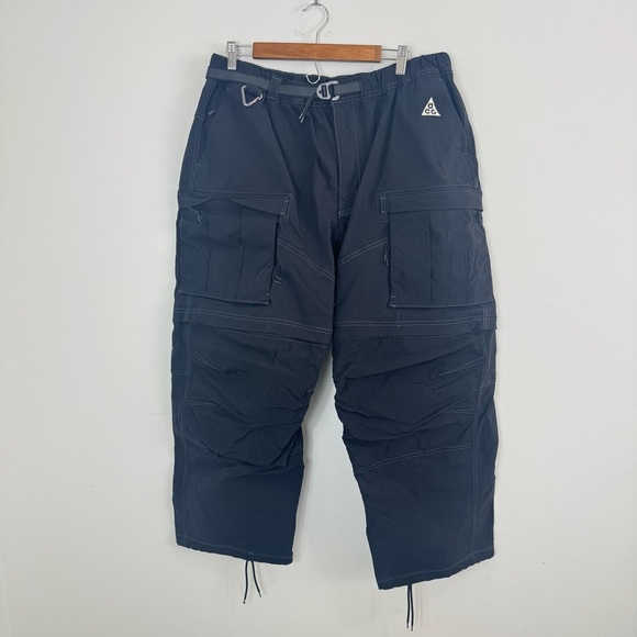 Nike ACG Smith Summit Cargo Pants Black/Summit White Men’s XXL CV0655-011 - Picture 3 of 16
